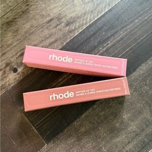 NEW RHODE Peptide Lip Tint Duo - ribbon & toast